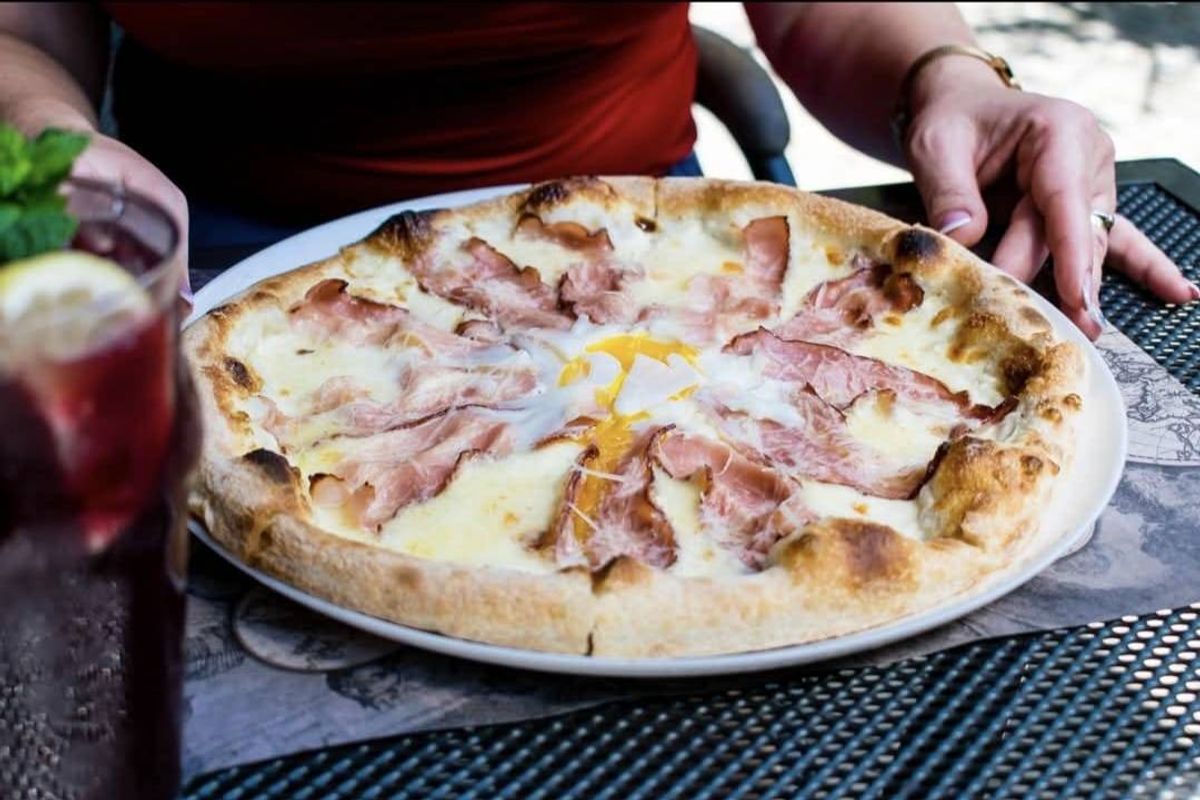 Pizza Carbonara